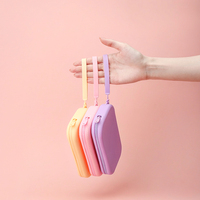 Nouvelle Pochette Souple en Silicone 2026 pour Usage Quotidien : Porte-Monnaie à Fermeture Éclair, Écouteurs, Câbles de Recharge, Rouge à Lèvres et Clés
