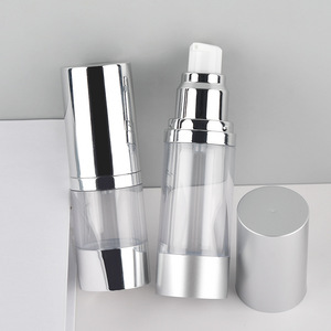 Electroplated Vacuum <b>Bottle</b> 15ml 30ml 50ml Aluminum Plastic Lotion Pump Cosmetic Spray <b>Bottle</b> Fine <b>Mist</b> Press <b>Bottle</b> - Product Image 3