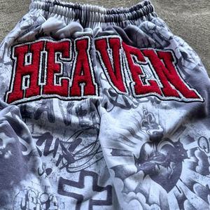 Conjunto de Pantalones Jogger Acampanados y Sudadera con Capucha de Felpa Francesa Gruesa de Algodón 100% con Cremallera, Estampado Personalizado DTG en Toda la Superficie - Product Image 2