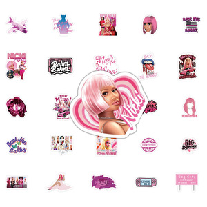 60 autocollants graffiti <span class=keywords><strong>sexy</strong></span> Nicki Minaj pour téléphone et décoration murale, autocollants du célèbre rappeur, album Anaconda - Product Image 3