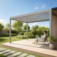 Villa de luxe polyvalente avec toit de terrasse, pergola majestueuse et raffinée, éco-responsable pour les loisirs en plein air