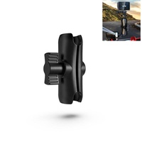 Kewig Bras à double rotule de 1 pouce (9 cm) durable pour sondeur de pêche, caméra d'action, supports de téléphone portable pour moto