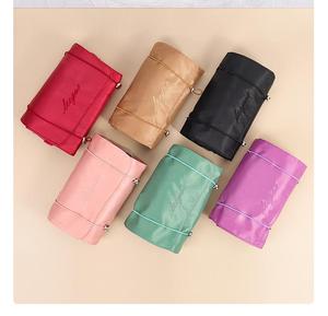 Nouvelle trousse de maquillage écologique à fermeture éclair 4 en 1, portable, multifonction, de capacité moyenne, pliable pour l'organisation - Product Image 5