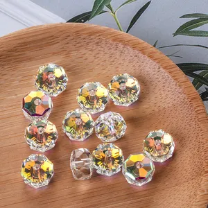 8mm Schmuck zubehör Kristall perlen Glas facettierte Perlen für Schmuck herstellung Schmuck zubehör Rad perlen