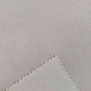 La sensibilità molle della mano ha lavorato a maglia il tessuto 90% dell'elastam del poliestere 10% del Jersey con colore grigio solido - Product Image 3