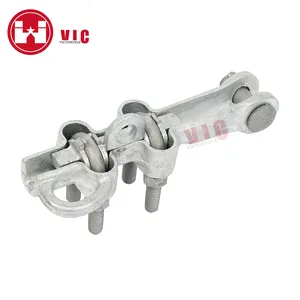 Aluminum Alloy Tension Deadend Straight Clamps For Conductor Transmission Line In Power Accessories
