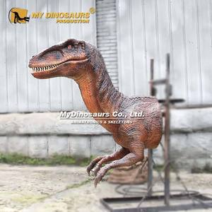 MY Dino <span class=keywords><strong>Escape</strong></span> <span class=keywords><strong>Room</strong></span> Montaje en pared Mecánico Raptor Cabeza de dinosaurio - Product Image 5