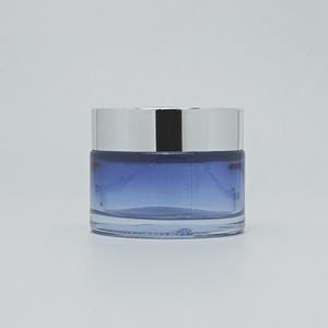 Frasco de Vidrio Azul en Oferta, 5g/10g/15g/20g/30g/50g/60g/100g, Frasco de Vidrio para Crema de 50ml, Frasco de Vidrio Decorativo para Cosméticos - Product Image 5