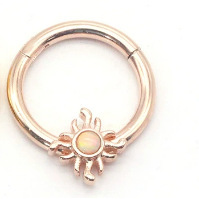 Tournesol en or rose