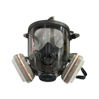 FENAN Nouveau produit, nouveau design, fabricant chinois, masque de protection contre les gaz chimiques en silicone pour le visage entier avec double filtre