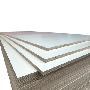 Lámina de Madera Contrachapada de China/Fabricante de Madera Contrachapada, Madera Contrachapada con Revestimiento HPL de <span class=keywords><strong>Color</strong></span> Blanco de 17 mm y 18 mm - Product Image 1