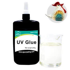 adhesive acrylic glass Suppliers-Allplace Glass Adhesive Uv Cure Acrylic Adhesive Glue For Glass Bonding Uv Glue