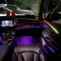 Nouvelle Bande Lumineuse LED 14-en-1/18-en-1/22-en-1, Kit d'Éclairage Ambiant Symphonique pour Voiture, Compatible avec 98% des Véhicules