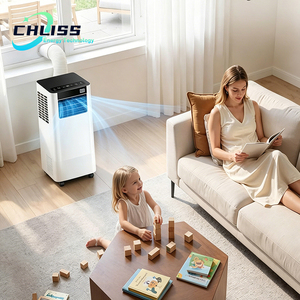 Climatiseur Portable 7000 BTU en Stock, Sans Unité Extérieure, Installation Facile, Climatiseur Sans Fenêtre avec R290 CE RoHS ErP pour Maison et Bureau (UE) - Product Image 2