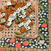 Tapis de jeu de Mahjong américain haut de gamme, imperméable, personnalisé, tapis de table royal pour Mahjong