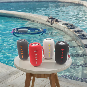 Altoparlante Wireless <span class=keywords><strong>Portatile</strong></span> TG419 in Tessuto con Luce LED RGB, Mini Audio per Esterni e Casa, Karaoke, Personalizzazione OEM ODM - Product Image 2