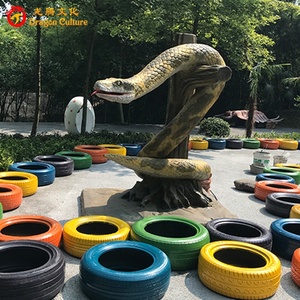 หุ่นจำลองงูขนาดเท่าจริง ทำจากไฟเบอร์กลาส <span class=keywords><strong>ราคา</strong></span>ขายส่ง - Product Image 6