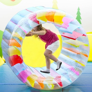 Roue aquatique gonflable colorée pour piscine, jouet d'été pour enfants, idéal pour la plage, le lac et les fêtes estivales - Product Image 2