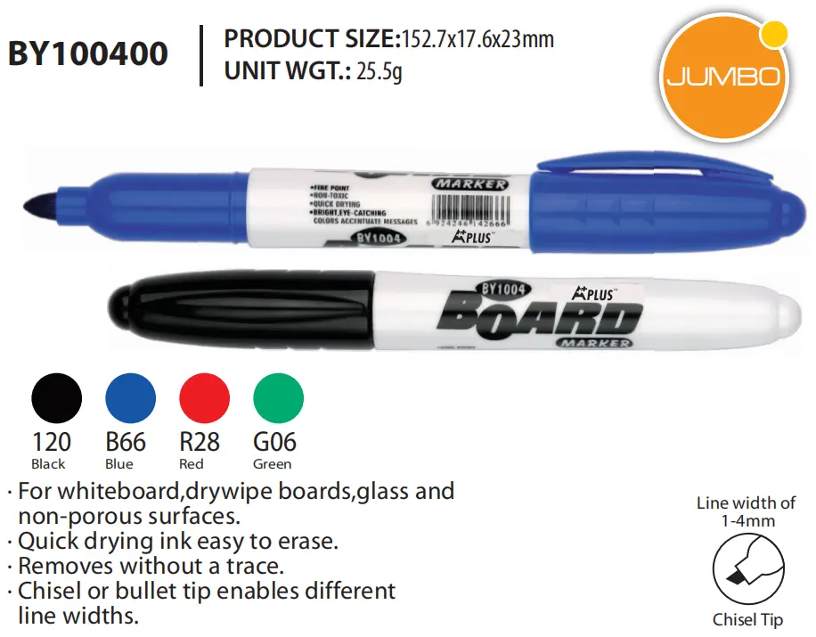 Beifa Merk Dry Erase Markers Op Maat Levert Kleurrijke Whiteboard Marker Pen
