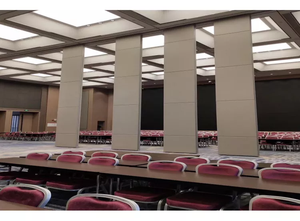 Cloison de séparation mobile pliable en bois au design moderne Porte de séparation coulissante pour salle de classe Insonorisation - Product Image 5