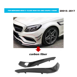 2 unids/set de fibra de carbono/faro antiniebla delantero de carbono forjado, adornos de guarnición de cejas para mercedes-benz Clase C W205 <span class=keywords><strong>C63</strong></span> <span class=keywords><strong>AMG</strong></span> 2015 2016 <span class=keywords><strong>2017</strong></span> - Product Image 6