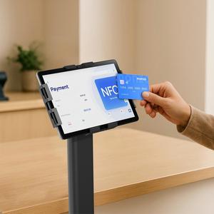 Tablette Android NFC 10,1 pouces double Type C en métal avec écran Incell, paiement sans contact SoftPOS, avec support pour café, restaurant, GMS, ODM, OEM - Product Image 6