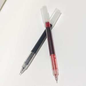 Caneta gel rollerball líquida direta, secagem rápida, ponta fina de 0,5mm, caneta gel preta para exames, anotações e assinaturas. - Product Image 5