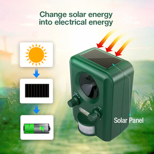 Répulsif solaire à ultrasons haute puissance Aosion pour cerfs, chiens, chats, oiseaux et chauves-souris - Utilisation en extérieur, saison de printemps - Product Image 4