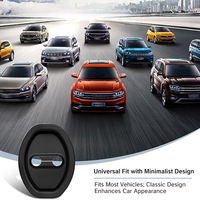 Protection de serrure de porte en silicone, coussinet amortisseur de chocs pour serrure de porte de voiture, autocollant anti-collision, accessoire externe, housse de protection