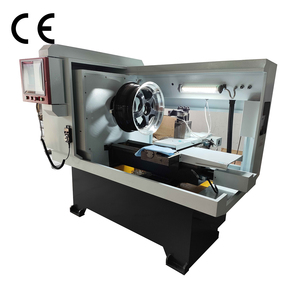 Tự động cắt kim cương Máy đánh bóng Siemens <span class=keywords><strong>CNC</strong></span> kiểm soát velg acut hàn kim cương cắt bánh xe phẳng giường máy tiện ngang - Product Image 1