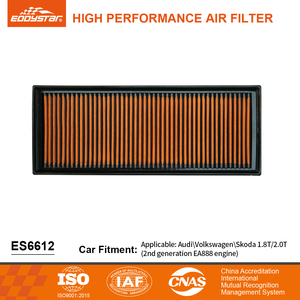 <span class=keywords><strong>Filtre</strong></span> à air d'admission EDDYSTAR pour <span class=keywords><strong>Audi</strong></span> <span class=keywords><strong>A3</strong></span>/Q3/TT Volkswagen CC/Golf/Passat/Scirocco/Jetta/Tiguan/Sharan/Beetle SEAT Borgward ES6612 - Product Image 1