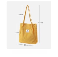 Sac fourre-tout en coton écologique, taille moyenne, fermeture à bouton pression, sacs de courses polyvalents, sacs d'épicerie pour les employés de bureau