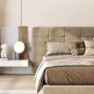 Muebles de cama de Hotel con pantalla de 3,95 M, juego de alta calidad de madera maciza con falda de cama de gran tamaño para Hotel - Product Image 3