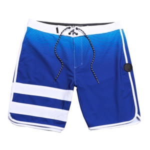 <b>Men's</b> <b>Pink</b> Board <b>Shorts</b> With Black Stripes Quick Dry Drawstring Waist Casual Swimwear beach <b>shorts</b> - Product Image 4