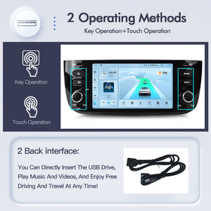 Système intelligent de radio de voiture STWEI STWEI Carplay Android Auto pour Fiat Linea Punto EVO 2012-2015 WIFI BT - Product Image 5