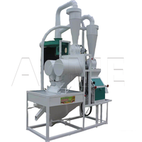 Nouvelle machine de mouture de farine de teff 300-400 kg/h, ligne de traitement des céréales 380 V avec moteur et composants principaux d'engrenage pour les moulins à farine