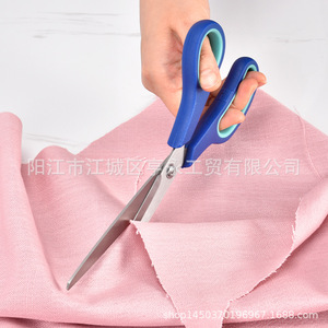 Stainless Steel Multi Functional Scissors Set 4 Piece Blue Office Home Use V Shaped Cutting Tools 9.5 8.5 6.5 5.5 Inches - Product Image 4