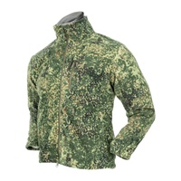 Veste polaire de style camouflage russe épais chaud manteau d'hiver en velours par temps froid avec fermeture éclair complète