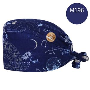 Sevimli Baskılı Cerrahi Şapka, Saf Pamuklu Ameliyathane Şapkası, İlkbahar ve Yaz Hemşire Şapkası - Product Image 3