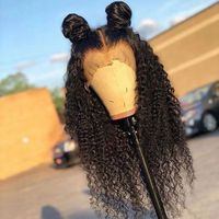 Perruque Lace Front Wig Afro naturelle, cheveux crépus résistants à la chaleur, perruque Afro de Grade 10a, 13x4, perruque à raie latérale et mélange de cheveux humains, meilleure vente,