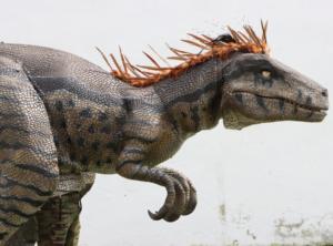 Disfraz <span class=keywords><strong>de</strong></span> Dinosaurio Realista Personalizado, Velociraptor Peludo con Patas Expuestas, para Adultos, Uso en Interiores/Exteriores, Parque <span class=keywords><strong>de</strong></span> Aventuras - Product Image 4