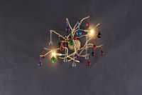 Lustre de luxe créatif pour la décoration intérieure, salon, salle à manger, escalier, lampe murale moderne en cristal LED