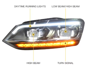 AURON VW Polo 2011-2018 Faro Delantero LED de Luz Baja, Retrofit/Actualización, Alto Lumen 6000 lm 6000K 12V 36W, Nuevo Faro - Product Image 2