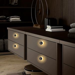 Poignées d'<span class=keywords><strong>armoire</strong></span> modernes en alliage de Zinc sensible au toucher de luxe boutons pour <span class=keywords><strong>armoire</strong></span> tiroir cuisine éclairage de sécurité de chambre d'enfants - Product Image 6