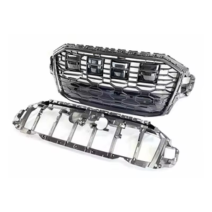 Calandre avant nid d'abeille style <span class=keywords><strong>RSQ7</strong></span> noir brillant avec ACC pour Audi Q7 SQ7 4M.5 2020 2021 2022 2023 - Product Image 2