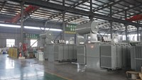 Transformador de 2500 kVA, Estándar ANSI/IEEE, Sumergido en Aceite, Montado sobre Plataforma, 34.5 kV, Elevador de Tensión para Granja Solar, Planta Fotovoltaica