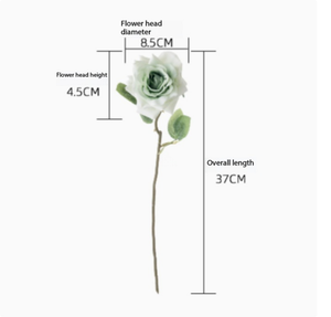 Branche de rose artificielle Mida, tige de plante artificielle, bouquet de mariage, décoration intérieure, fleur artificielle, vente en gros - Product Image 4