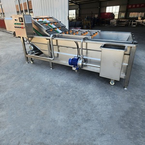 Công nghiệp hoàn toàn tự động điện thực phẩm Gừng ngày khoai tây Trái Cây Rau bong bóng không khí máy giặt Thiết bị làm sạch máy giặt - Product Image 2