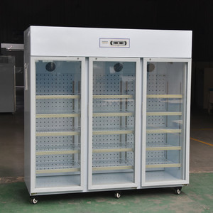 Réfrigérateur commercial à grande capacité de 1360 L, 2 à 8 degrés, 2 portes vitrées, dégivrage automatique, refroidissement par air - Product Image 1