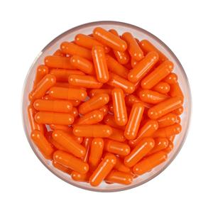 Cápsulas de Gelatina Dura Vazias Vermelha Verde Amarela Branca Preta Azul Laranja 00,0 - Product Image 1